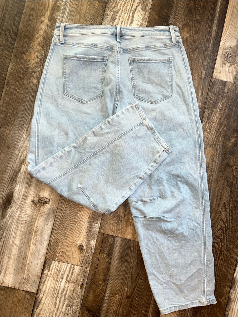 NWOT Flying Monkey Beck High - Barrel - Wide Leg Light Wash Jeans - Picture 8 of 9